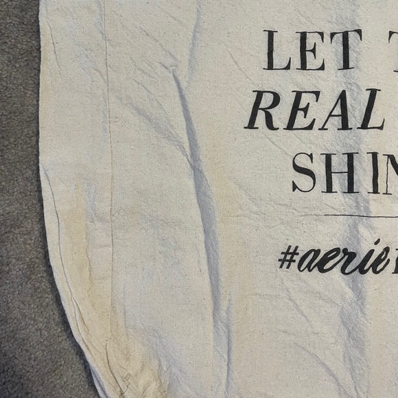 5 for $20: Aerie reusable canvas tote bag - Picture 3 of 14
